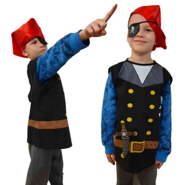 Piratkostyme for barn 3-8 år 53x47 cm - Kostyme Piratkostyme for barn 3-8 år 53x47 cm - Kostyme