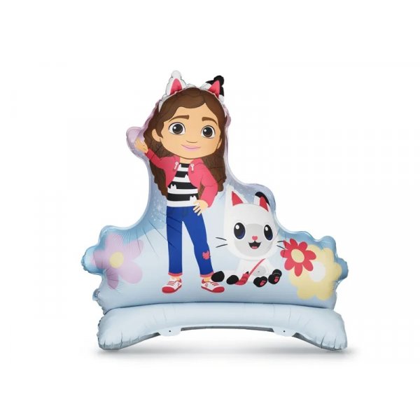 Folieballong - Gabbys dukkehus - Gabby og Pandy Paws - 92 x 90,5 cm Folieballong - Gabbys dukkehus - Gabby og Pandy Paws - 92 x 90,5 cm