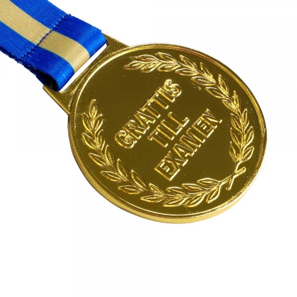 Medalje - Gratulerer med uteksamineringen - Metall