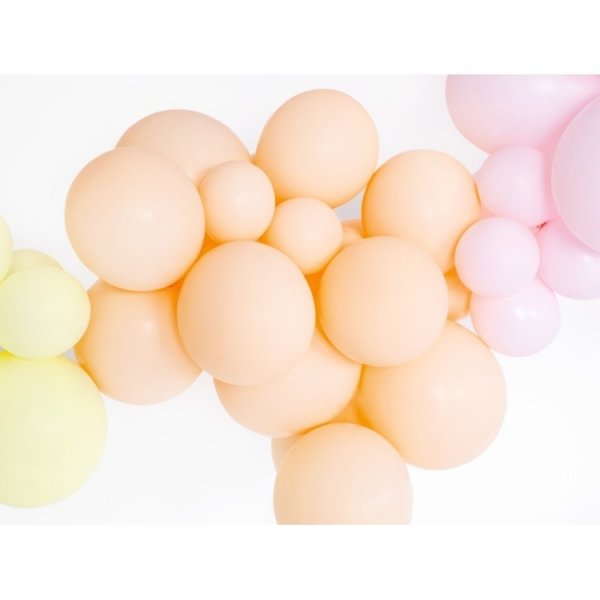 50-pakning ballonger pastell fersken 50-pakning ballonger pastell fersken