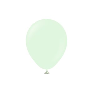 Miniballonger ensfargede - Premium 13 cm - Lys gr�nn - 25-pakning