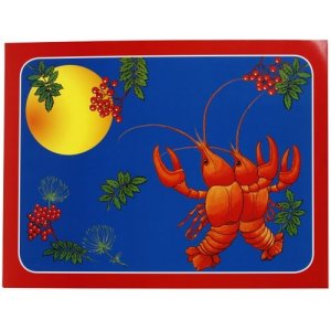 Bordbrikker - Kreps - Midnatt - 4-pakning Bordbrikker - Kreps - Midnatt - 4-pakning