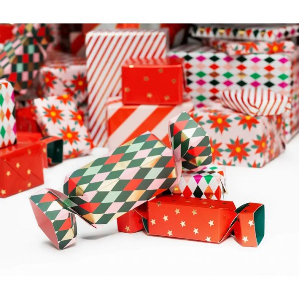 Gaveesker - Karameller - Rød/Grønn - 2-pakning Gaveesker - Karameller - Rød/Grønn - 2-pakning