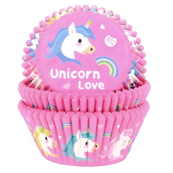 Muffinsformer - Hot Pink - Unicorn Love - 50-pakning Muffinsformer - Hot Pink - Unicorn Love - 50-pakning