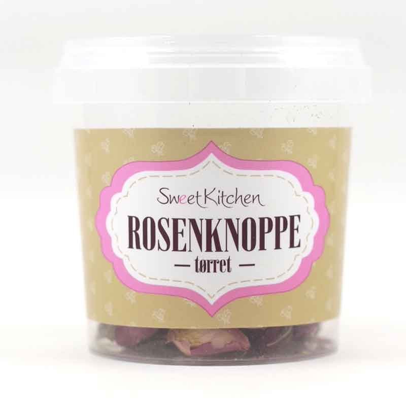 Spiselige ekte blomster - Roseknopper - SweetKitchen - 10g - Blomsterstrøssel, Sprinkles
