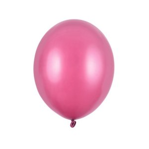 50-pakning metallisk knallrosa standardballong 50-pakning metallisk knallrosa standardballong