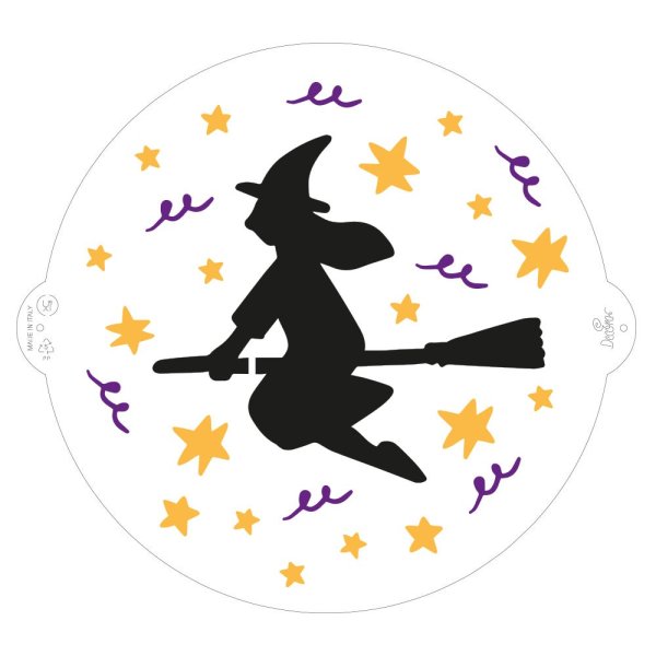 Sjablon - Heks - 25 - cm - Halloween