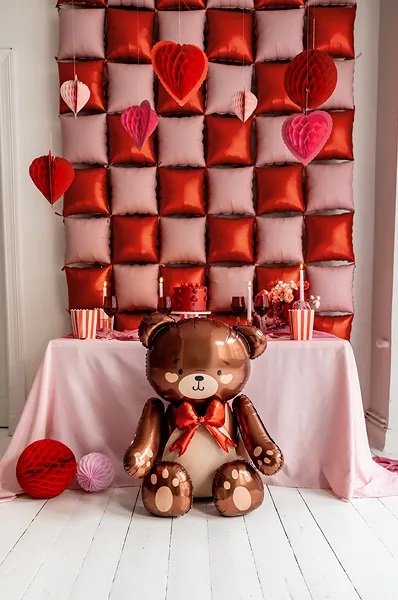 Folieballong - 84 cm - Teddybj�rn