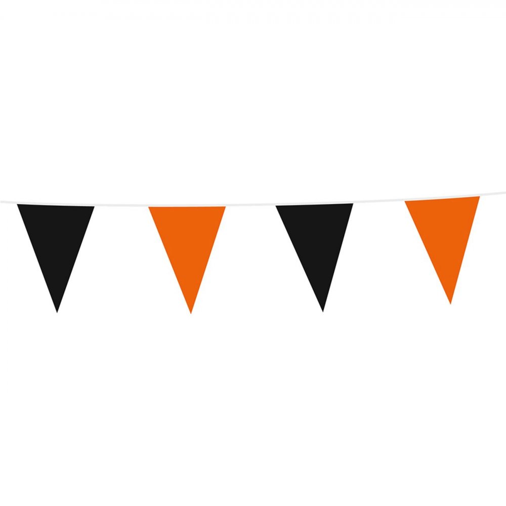 Halloween-girlander svart/oransje 10m – Halloween-dekorasjoner, Halloween