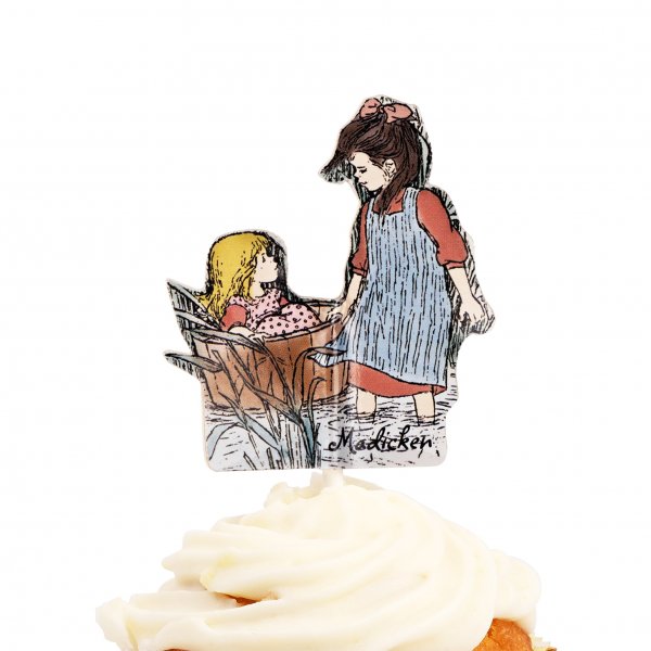 Cake Toppers - Madicken 8-pakning 10cm Cake Toppers - Madicken 8-pakning 10cm