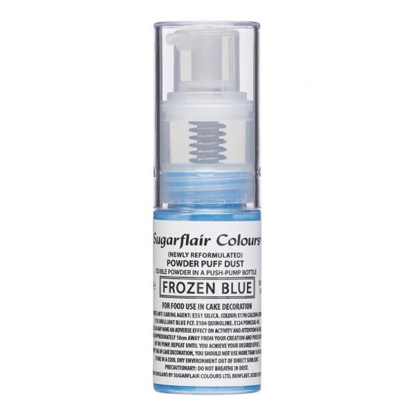 Spiselig spray - Sugarflair - Frozen Blue - 10 g Spiselig spray - Sugarflair - Frozen Blue - 10 g