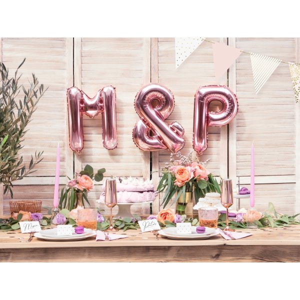 Vimpel - Mix - Rosa/Gull Metallic