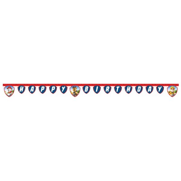 Girlanke - Paw Patrol - Gratulerer med dagen