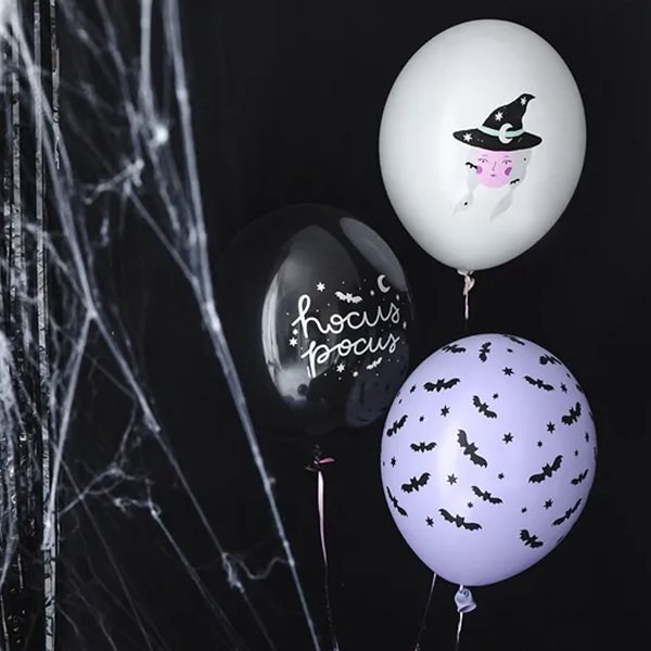 Ballonger - Heks og flaggermus - 50-pakning Ballonger - Heks og flaggermus - 50-pakning