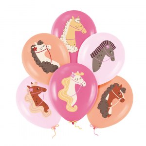 Ballonger - Hestefest - 6 stk