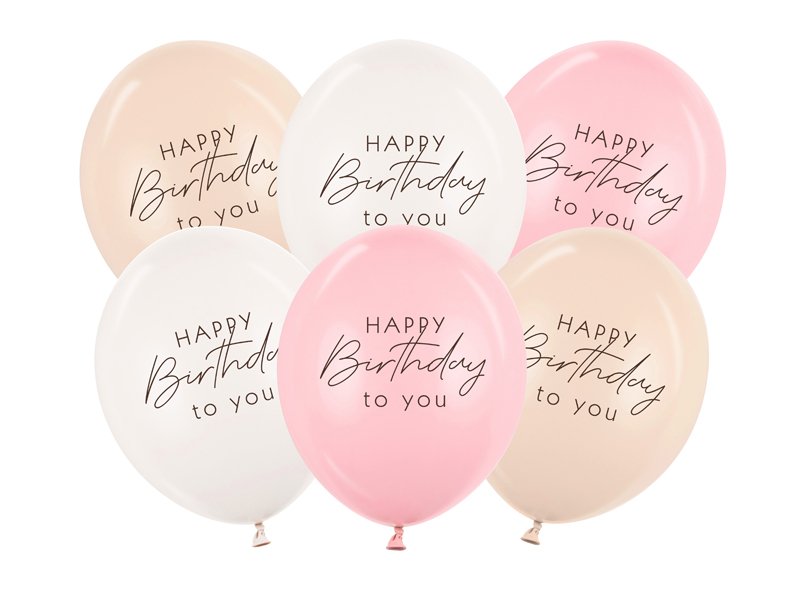Ballonger - Rosa miks - 30 cm - Festballonger