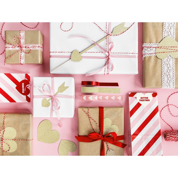 Washi-tape - 4-pakning - Rød Mix Washi-tape - 4-pakning - Rød Mix