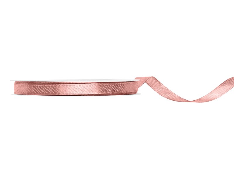 Satengbånd – Dusty Rose – (Bredde: 6 mm) – 25 meter
