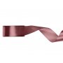 Satengb�nd - M�rk rusten rosa - (Bredde: 38 mm) - 25 meter