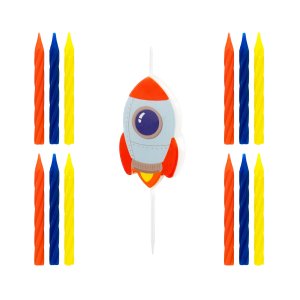 Kakelys/Bursdagslys - Rakett