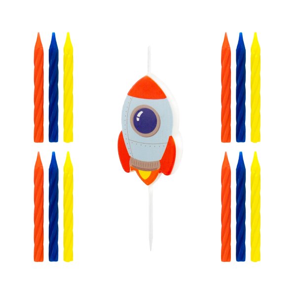 Kakelys/Bursdagslys - Rakett Kakelys/Bursdagslys - Rakett