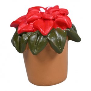 Julenissetilbehør - Julestjerne i potte Julenissetilbehør - Julestjerne i potte