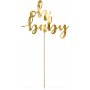 Cake topper - 25 cm - Oh Baby - Guld