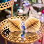 Julgranskulor - Honeycomb - Natur
