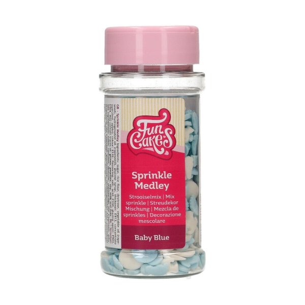 Strøssel - Baby Blue Medley - Funcakes - 50 g Strøssel - Baby Blue Medley - Funcakes - 50 g