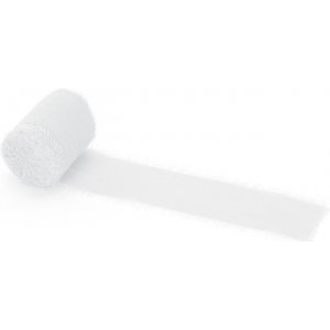 Chiffonbnd - 40 mm - Hvitt - 3-pakning  5 m