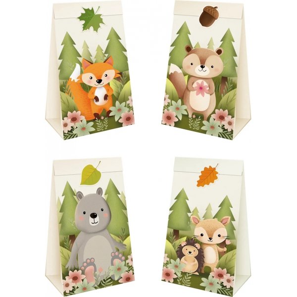 Godteriposer - Skogens Venner - 4-pakning