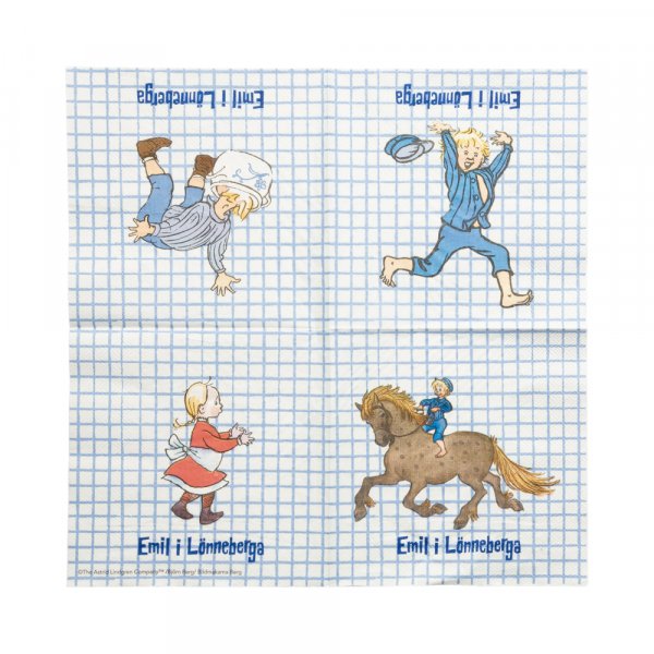 Servietter - Emil i L�nneberga - 16-pakning