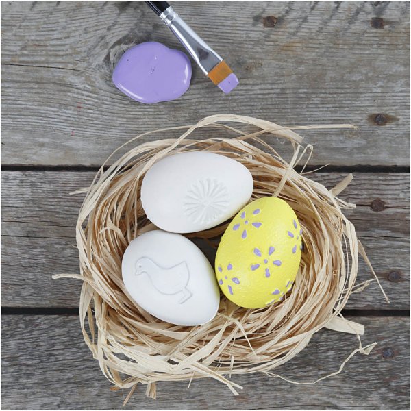 Dekorative egg - Mønster - 12-pakning Dekorative egg - Mønster - 12-pakning