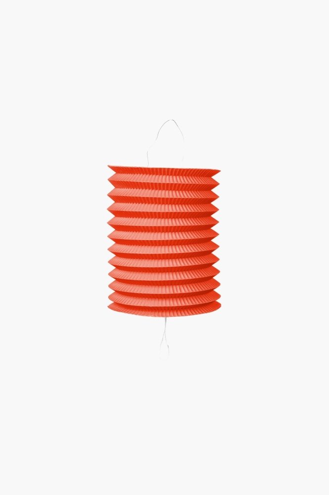 Lanterne – Papir – Rød – 16 cm – Lamper og lykter til bryllup, Bryllupsdekorasjoner