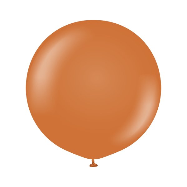 Ballonger ensfarget - Premium 60 cm - Karamellbrun - 2-pakning Ballonger ensfarget - Premium 60 cm - Karamellbrun - 2-pakning