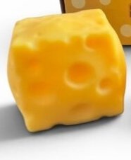 Myk ost - Osteformet myk 6 x 6 cm