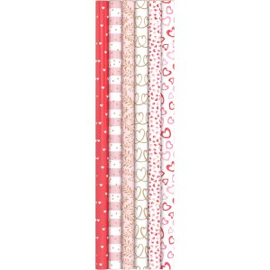 Gavepapir - Blandet - 6 ruller - 0,7x2m Gavepapir - Blandet - 6 ruller - 0,7x2m