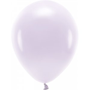 Ensfargede ballonger - ko 30 cm - Lys lilla - 10-pakning