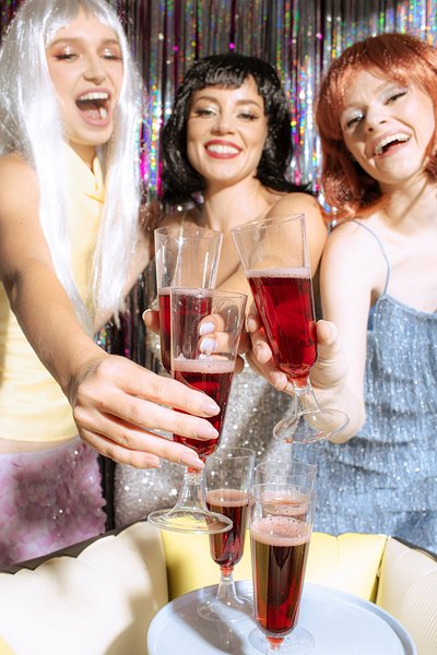 Champagneglass i plast Champagneglass i plast