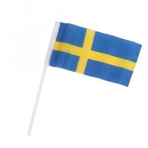 Svenske håndflagg - Sverige - 6-pakning Svenske håndflagg - Sverige - 6-pakning