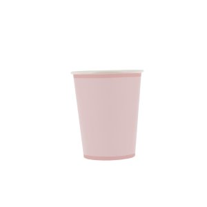 Papirkopper - Pudderrosa - 6-pakning