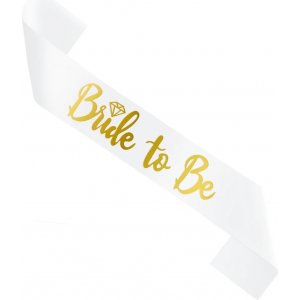 Bnd - Brud - Diamant - Hvit/Gull