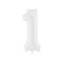 Tallballonger - Hvite - 86 cm - 2 stk Tallballonger - Hvite - 86 cm - 2 stk