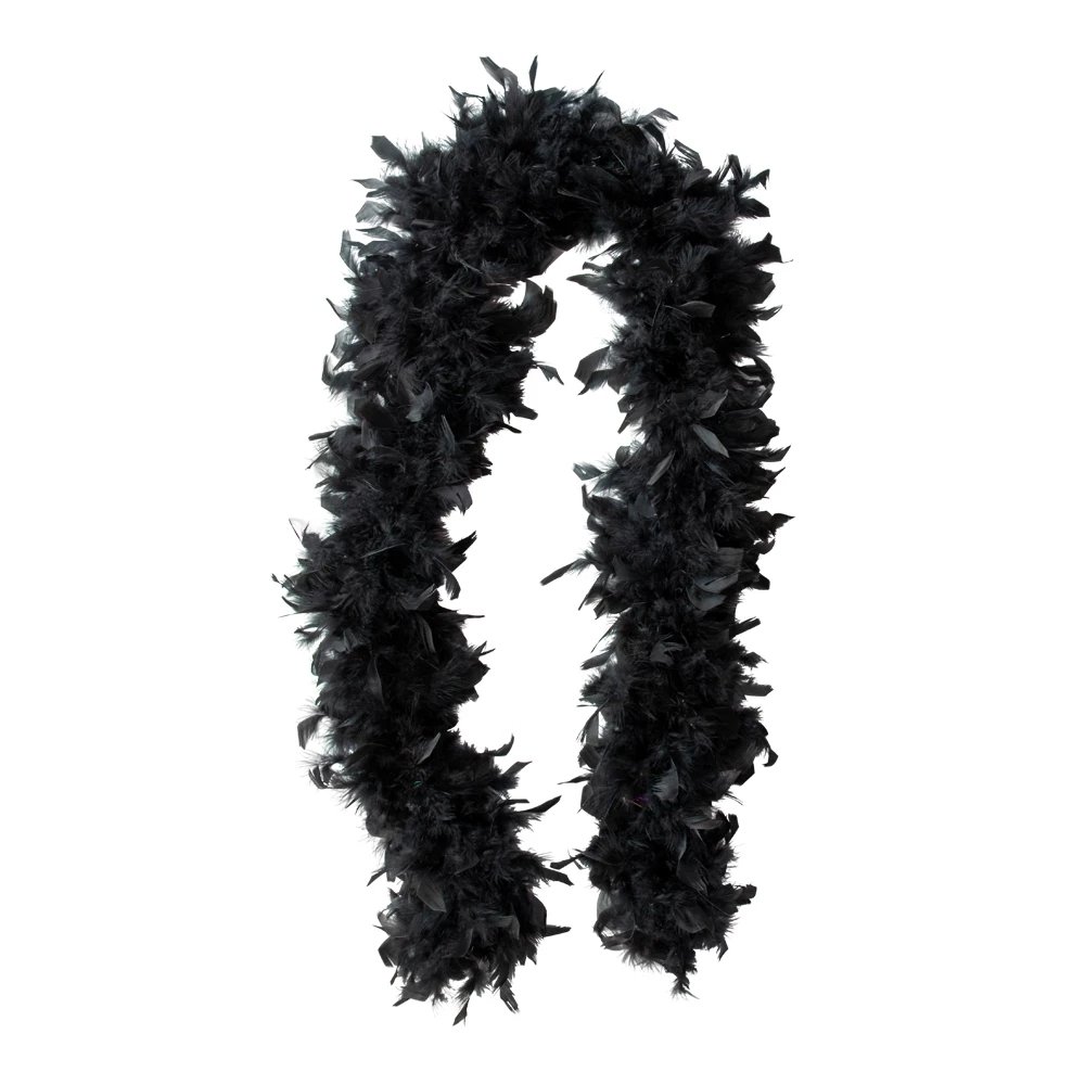 Fjærboa - Svart - 80g - Halloween-kostyme, Halloween