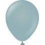 Miniballonger ensfargede - Premium 13 cm - Storm - 25-pakning