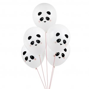 Ballonger - Mini Panda - 5-pakning