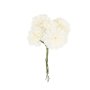 Kunstige blomster - Hvite - 6-pakning