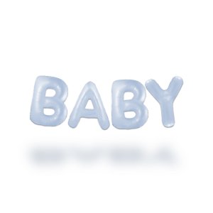 Ballonggirlander - BABY - Pastellblå - 35 cm Ballonggirlander - BABY - Pastellblå - 35 cm