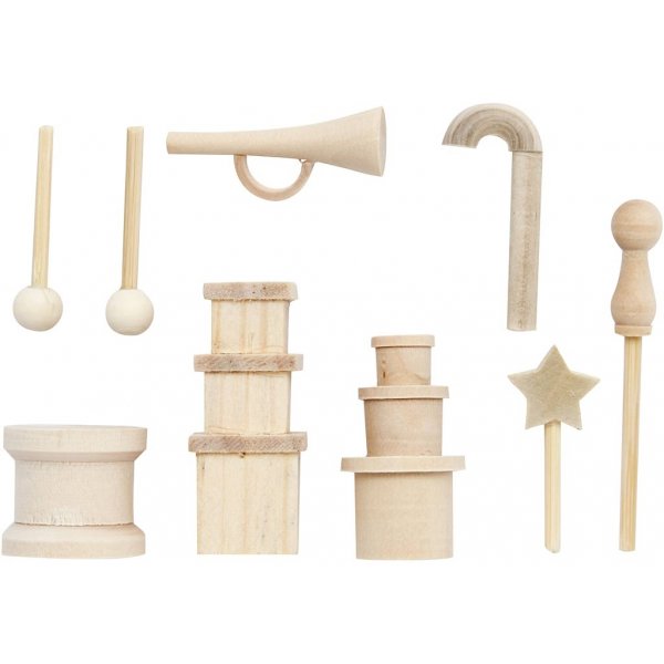 Miniobjekter - L: 2-5,5 cm