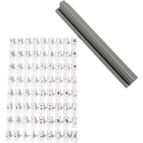 Stempel - Bokstaver og tall - 6 mm Stempel - Bokstaver og tall - 6 mm